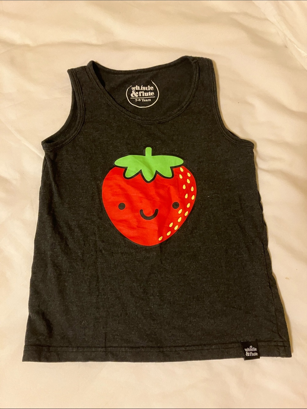 Whistle and Flute , 7-8 years , Unisex kids tank top